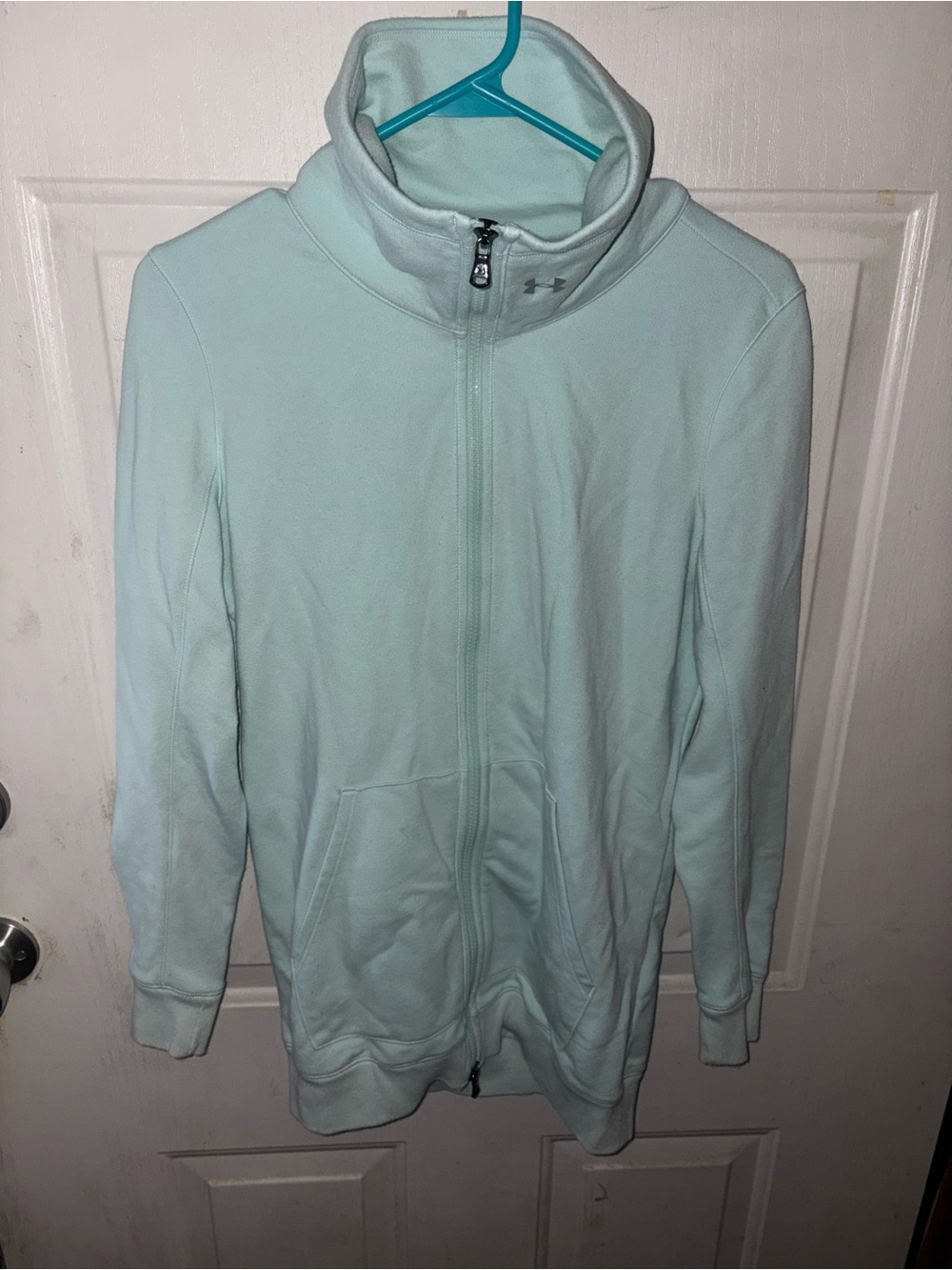 Under Armour Women’s Mint Green Full-Zip Teddy Jacket